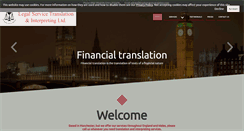 Desktop Screenshot of legalservicetranslation.com