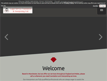 Tablet Screenshot of legalservicetranslation.com